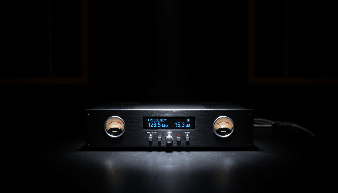 HA600 frequency response display interface