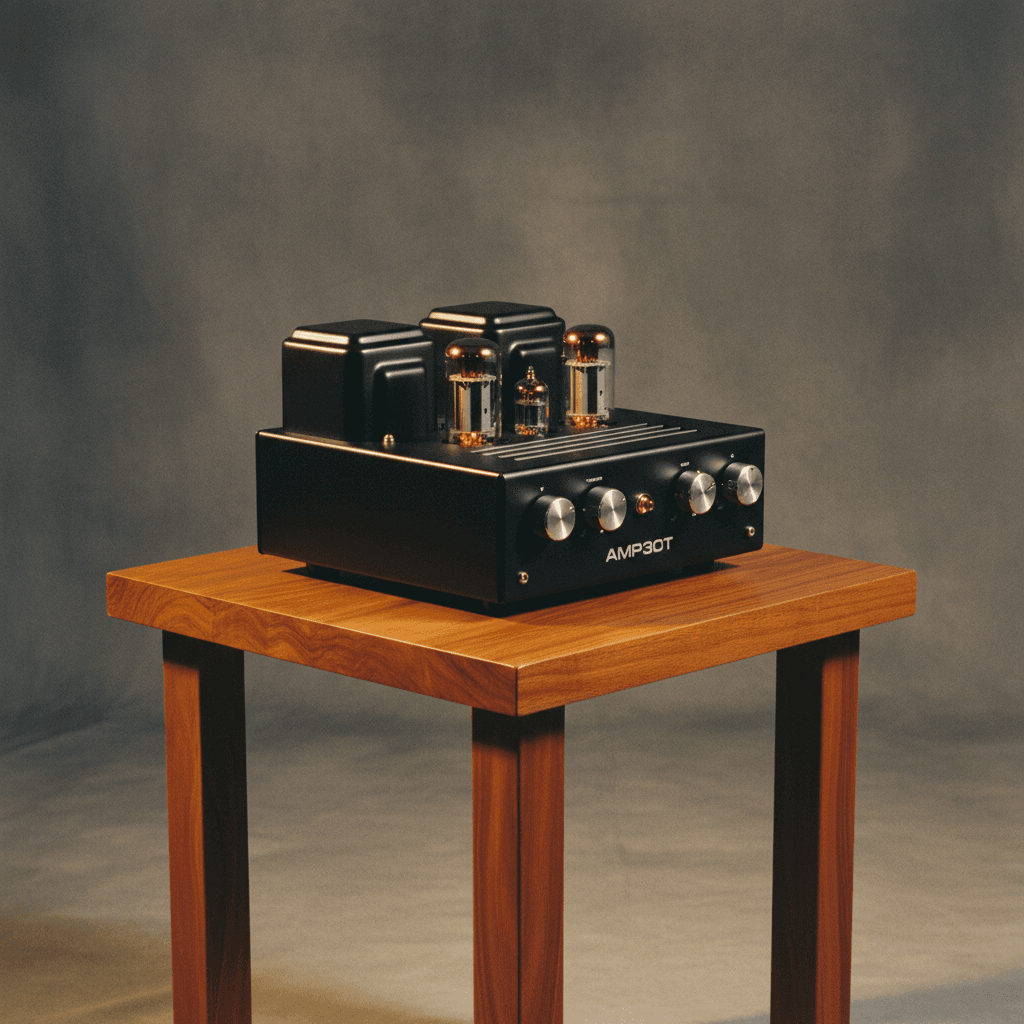 Complete AMP30T amplifier profile on equipment stand