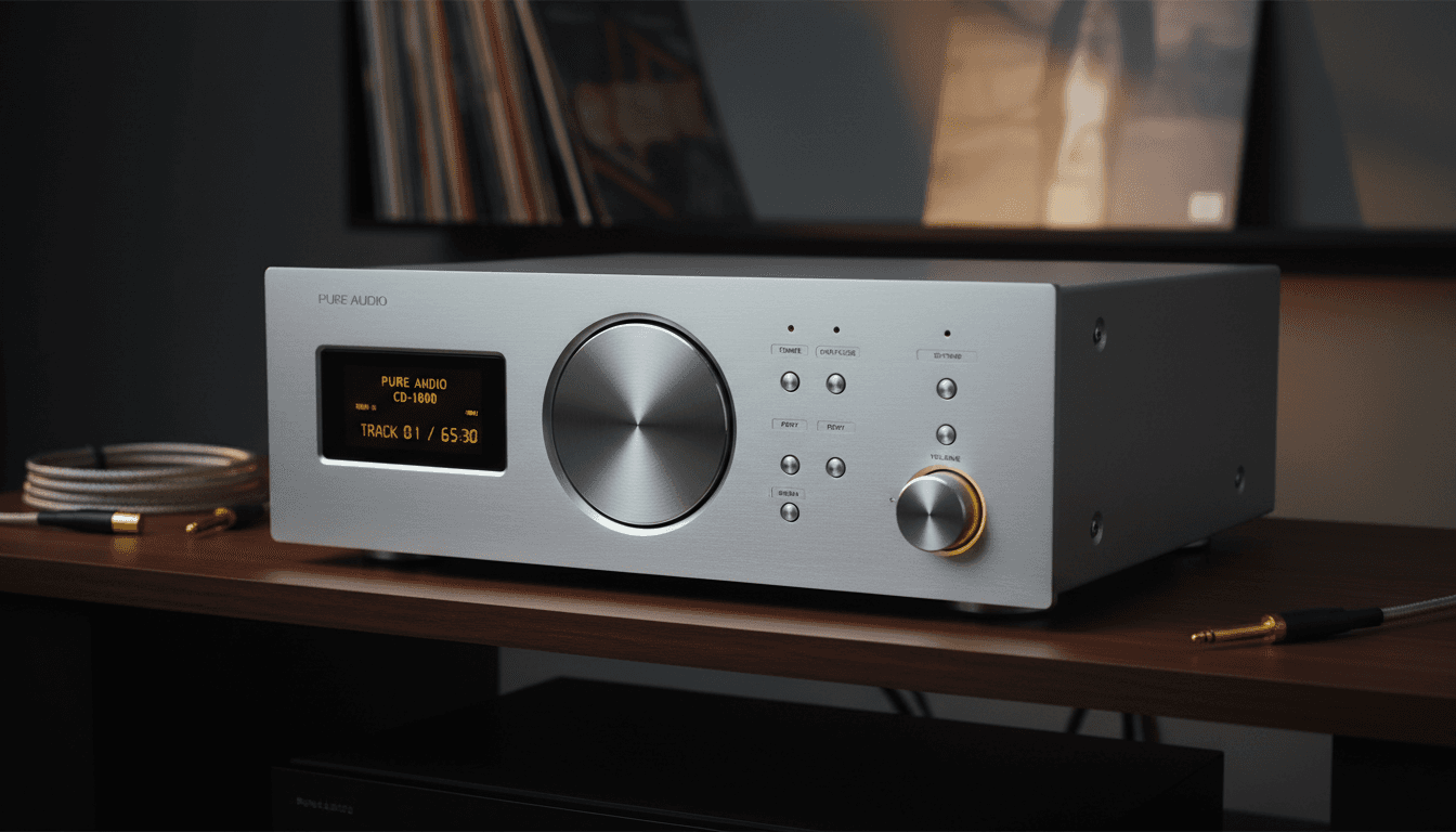 YNhifi CDP800 CD player featuring premium metallic design and precision controls