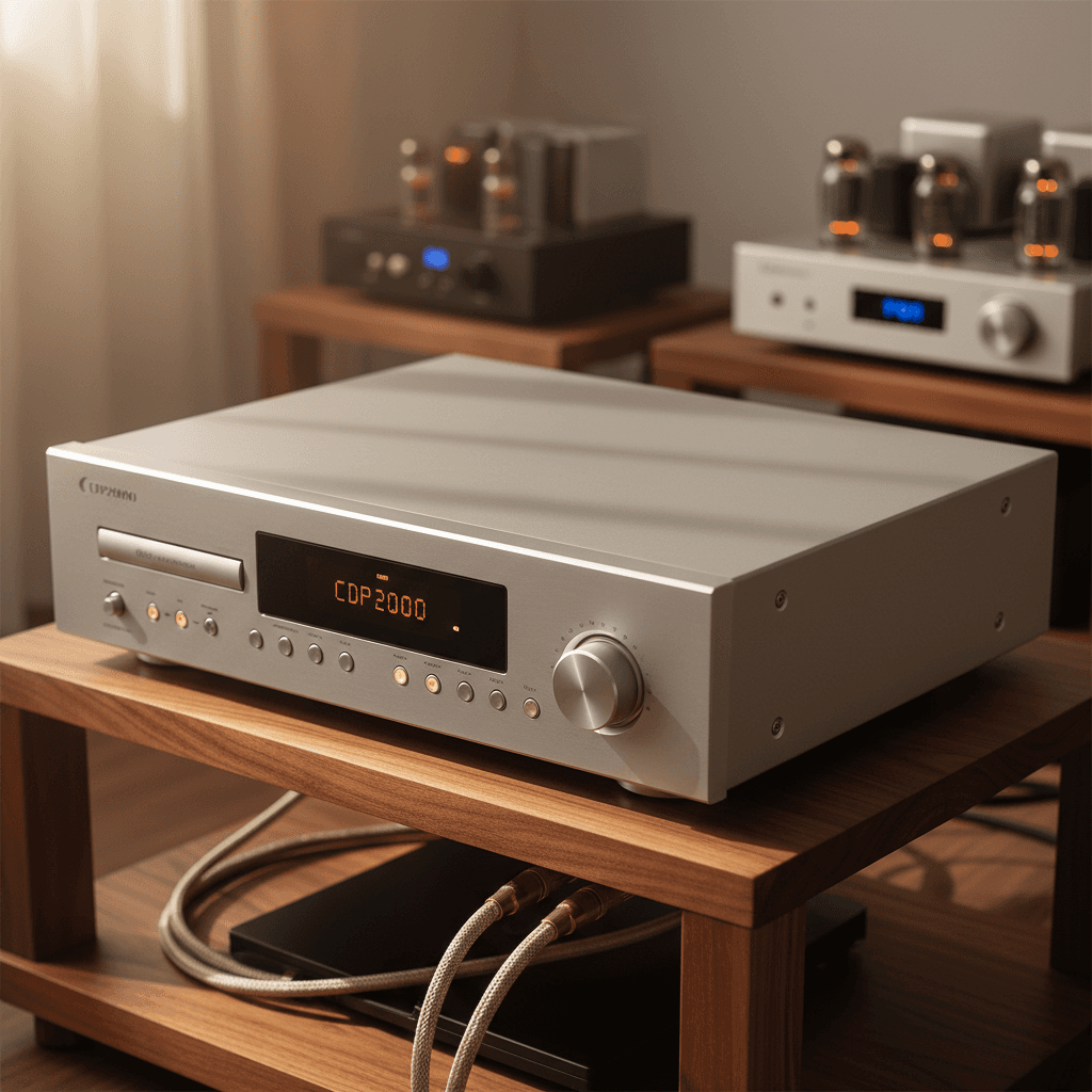 CDP2000 integrated into a premium audio system setup