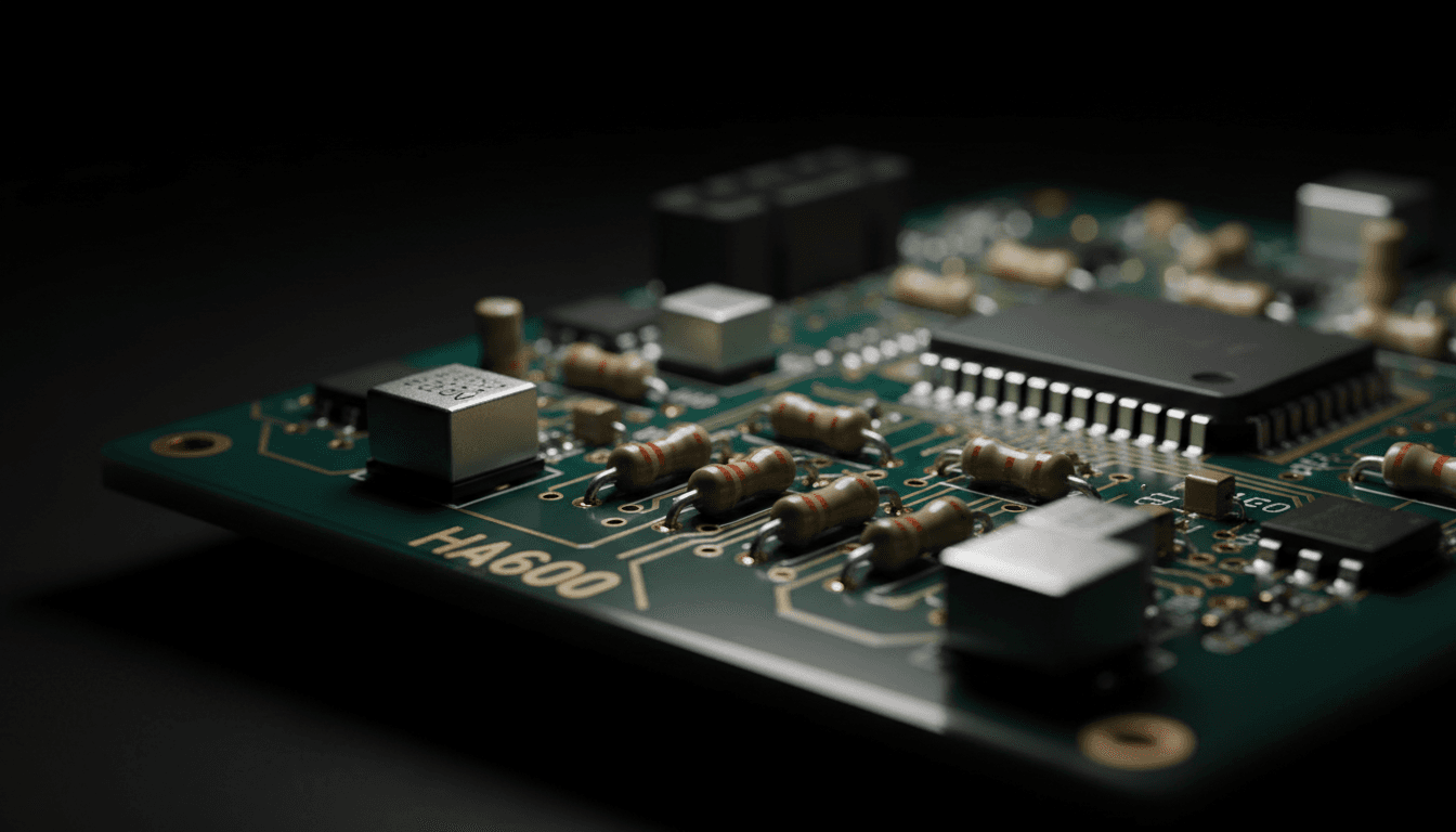 HA600 signal processing circuit board detail