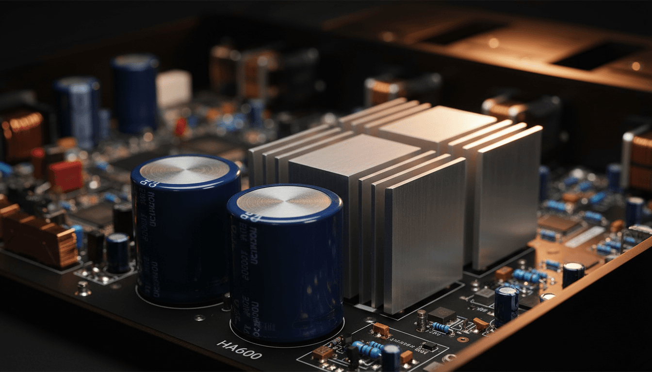 HA600 power stage internal components