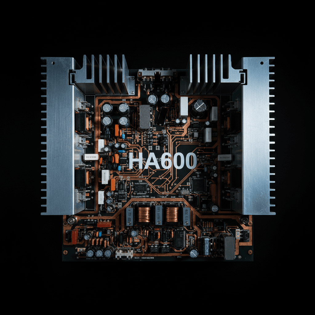 HA600 internal components and circuit design detail