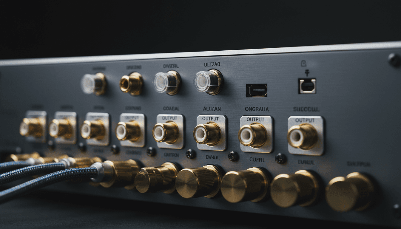 CDP2000 digital output connectors and terminals