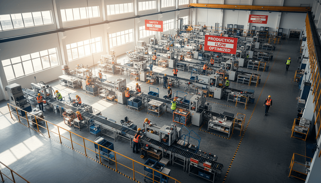 YNhifi manufacturing facility floor with precision equipment